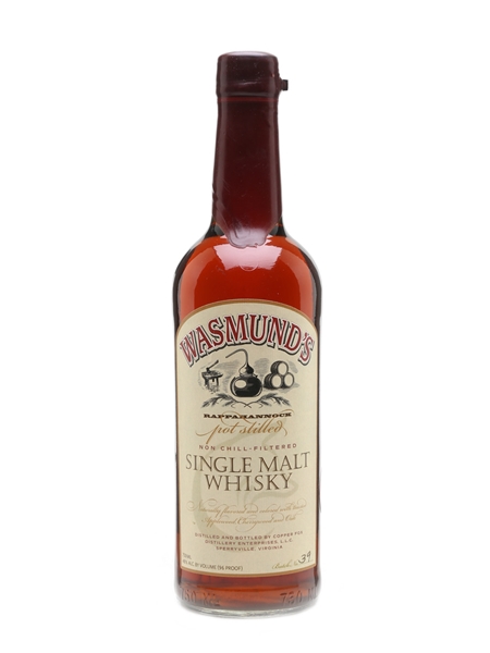 Wasmund's Single Malt Whisky Batch No. 39 75cl / 48%