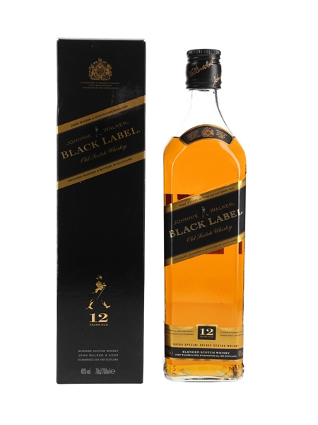 Johnnie Walker Black Label 12 Year Old Bottled 2000s 70cl / 40%