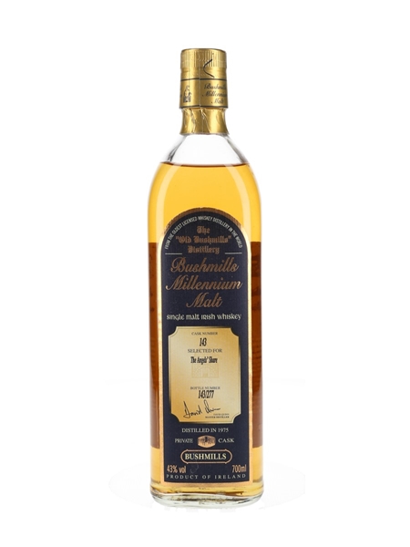 Bushmills 1975 Millennium Malt Private Cask Number 143 70cl / 43%