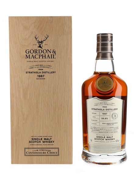 Strathisla 1987 33 Year Old Connoisseurs Choice Bottled 2020 - Gordon & MacPhail 70cl / 56.8%