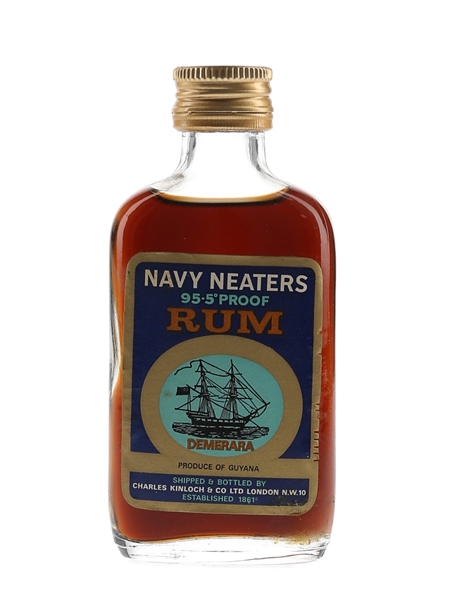 Navy Neaters Demerara Rum Bottled 1960s-1970s 5cl / 54.5%