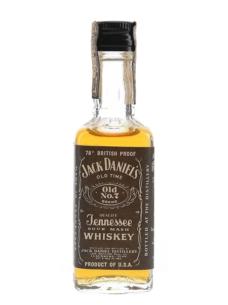 Jack Daniel's Old No.7 Bottled 1970s 4.7cl / 44.5%