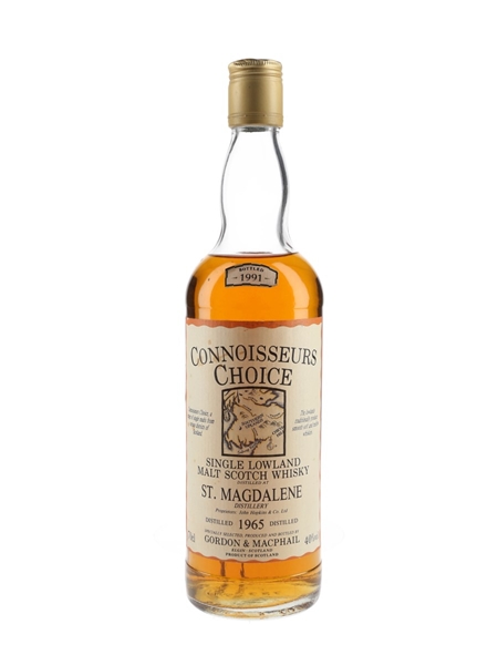 St Magdalene 1965 Connoisseurs Choice Bottled 1991 - Gordon & MacPhail 70cl / 40%