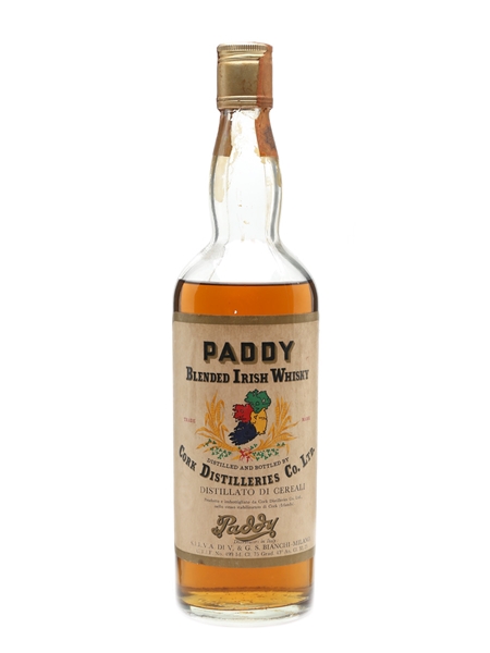 Paddy Blended Irish Whisky Bottled 1960s to Early 1970s 75cl / 43%