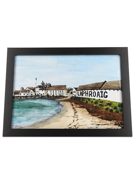 Laphroaig Distillery Print  33cm x 24cm