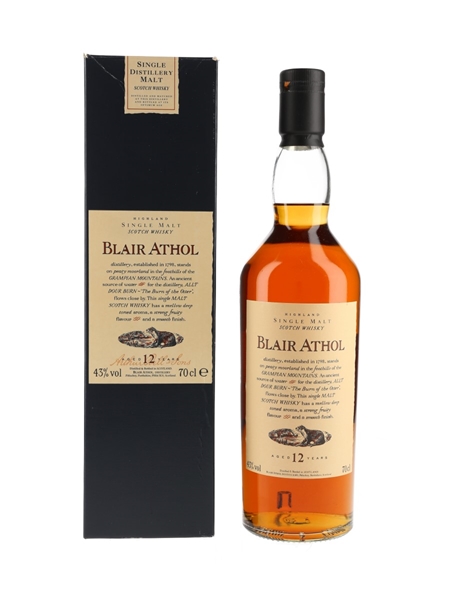 Blair Athol 12 Year Old Flora & Fauna 70cl / 43%