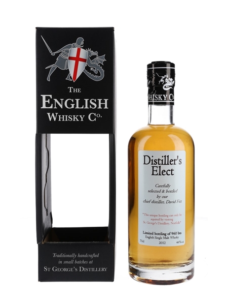 The English Whisky Co. Distiller's Elect Bottled 2012 70cl / 46%