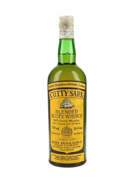 Cutty Sark Bottled 1970s 75.7cl / 40%