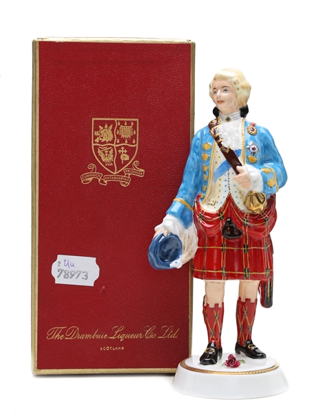 Bonnie Prince Charlie In 1745 Drambuie Liqueur Co. 21cm x 7.5cm