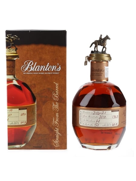 Blanton's Straight From The Barrel No. 202 Bottled 2021 70cl / 65.15%