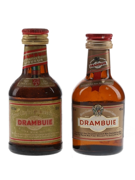 Drambuie Bottled 1970s-1980s 2 x 5cl / 40%