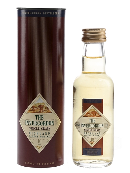 Invergordon 10 Year Old Bottled 1980s-1990s 5cl / 40%