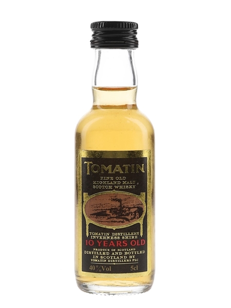 Tomatin 10 Year Old Bottled 1980s 5cl / 40%