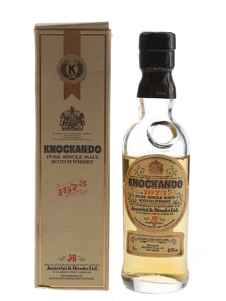 Knockando 1973 Bottled 1985 - Justerini & Brooks 5cl / 43%