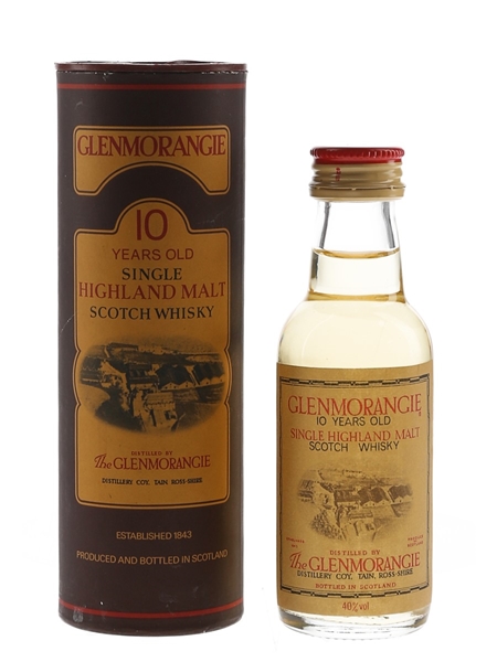 Glenmorangie 10 Year Old Bottled 1980s 5cl / 40%