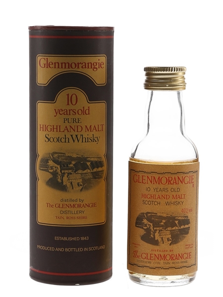 Glenmorangie 10 Year Old Bottled 1980s 5cl / 40%