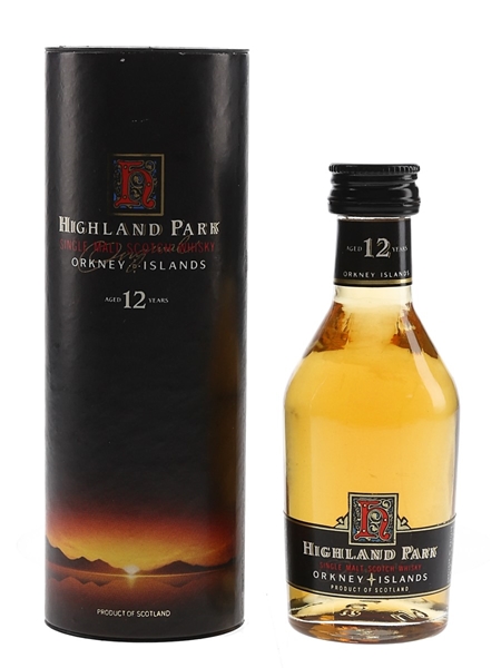 Highland Park 12 Year Old Bottled 1990s 5cl / 40%