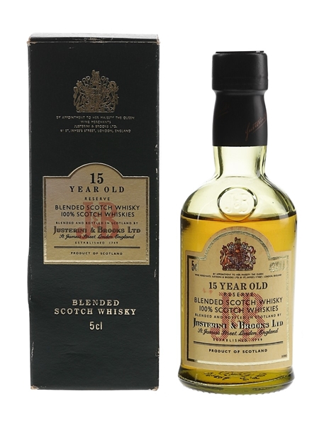 J & B 15 Year Old Reserve Bottled 1980s 5cl / 43%