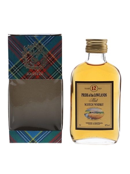 Pride Of The Lowlands 12 Year Old Bottled 1980s - Gordon & MacPhail 5cl / 40%