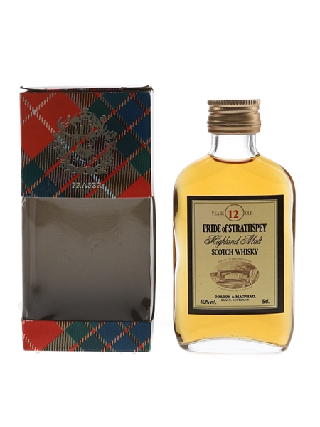 Pride Of Strathspey 12 Year Old Bottled 1980s - Gordon & MacPhail 5cl / 40%