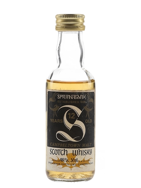 Springbank 12 Year Old Bottled 1980s 5cl / 46%