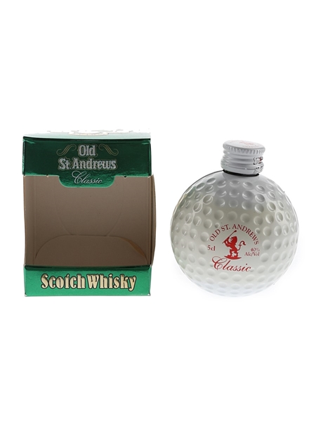 ウイスキー Old St Andrews Golf Ball Miniature 50ml VINTAGE 1982 OLD ST. ANDREWS SCOTCH WHISKY GOLF BALL