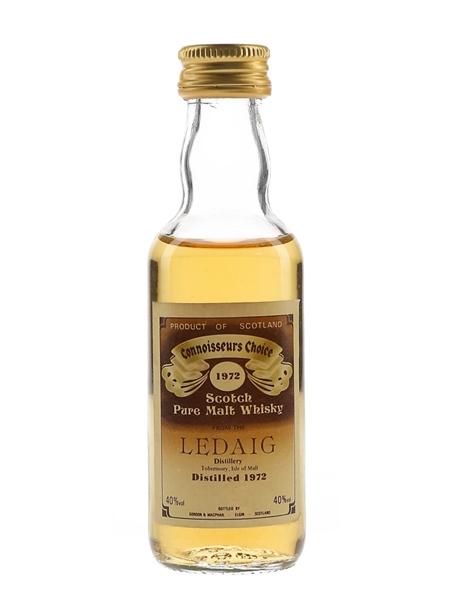 Ledaig 1972 Connoisseurs Choice Bottled 1980s - Gordon & MacPhail 5cl / 40%