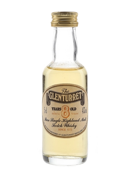 Glenturret 8 Year Old Bottled 1980s 5cl / 43%