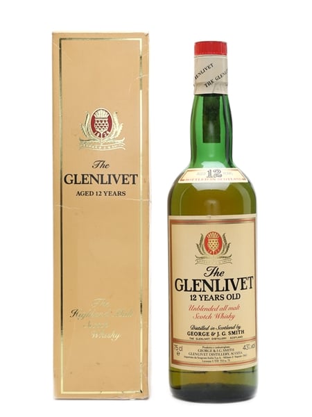 Glenlivet 12 Year Old Bottled 1980s 75cl / 43%