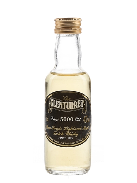 Glenturret 5000 Days Old Bottled 1980s 5cl / 40%