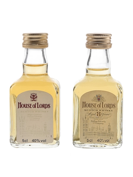 House Of Lords Deluxe & Deluxe 8 Year Old  2 x 5cl / 40%