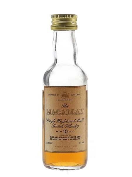 Macallan 10 Year Old Bottled 1970s-1980s 5cl / 40%