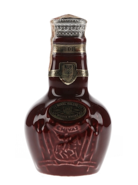 Royal Salute 21 Year Old Red Wade Ceramic Decanter 5cl / 40%