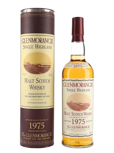 Glenmorangie 1975 Bottled 2004 - Duty Free 75cl / 43%