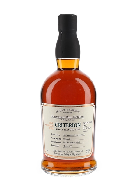 Foursquare Criterion 10 Year Old Bottled 2017 - Exceptional Cask Selection Mark V 70cl / 56%