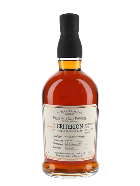 Foursquare Criterion 10 Year Old Bottled 2017 - Exceptional Cask Selection Mark V 70cl / 56%