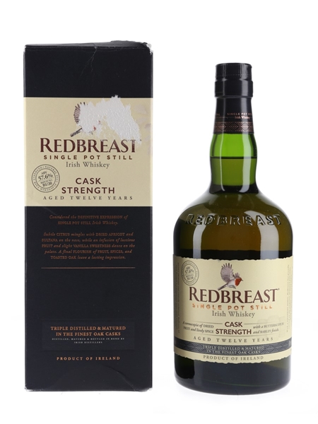 Redbreast 12 Year Old Single Pot Still Batch No. B1-20 - Cask Strength Edition 70cl / 57.6%