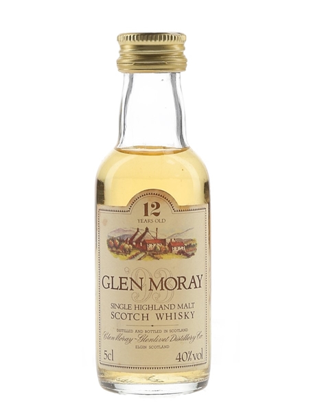 Glen Moray 12 Year Old Bottled 1980s-1990s 5cl / 40%