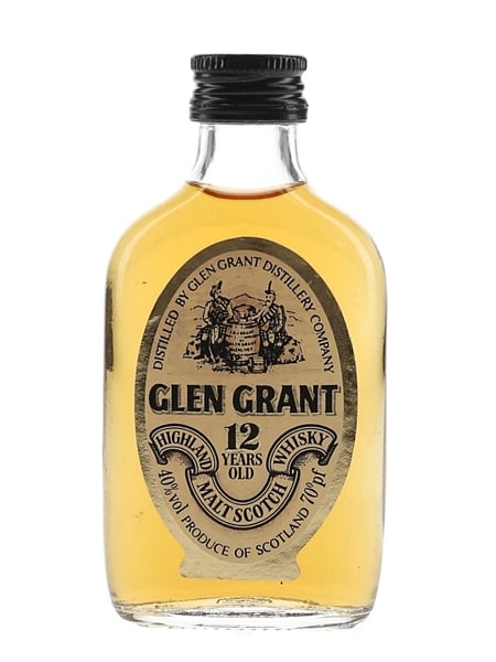 Glen Grant 12 Year Old Bottled 1970s-1980s 5cl / 40%