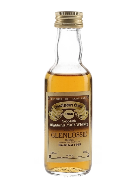 Glenlossie 1968 Connoisseurs Choice Bottled 1980s - Gordon & MacPhail 5cl / 40%