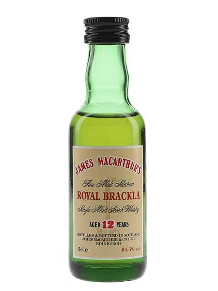 Royal Brackla 12 Year Old James MacArthur's 5cl / 64.5%