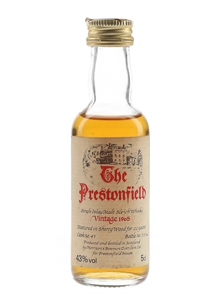 Prestonfield Islay 1965 Cask 47 Bowmore 22 Year Old 5cl / 43%