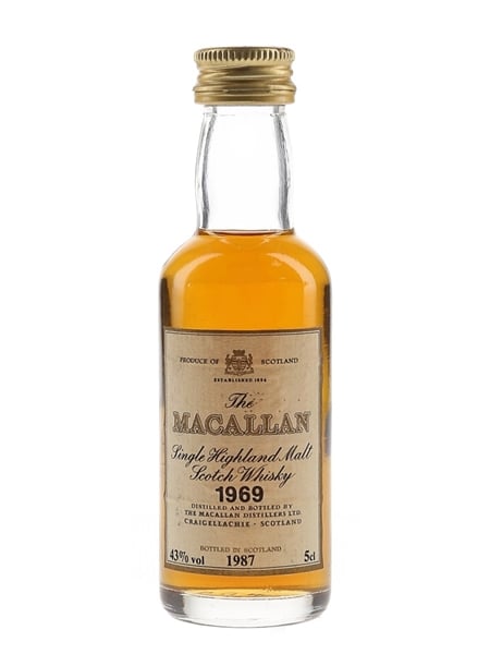 Macallan 1969 Bottled 1987 5cl / 43%