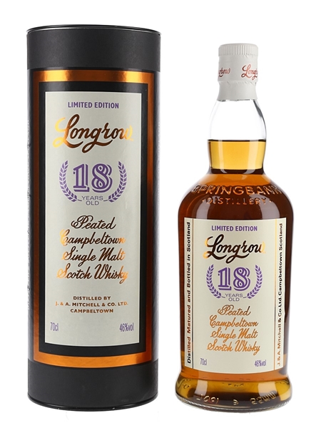 Longrow 18 Year Old Bottled 2021 70cl / 46%