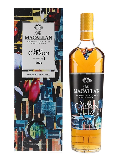 Macallan Concept Number 3 2020 Release - David Carson 70cl / 40.8%