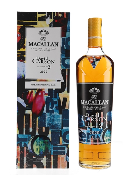 Macallan Concept Number 3 2020 Release - David Carson 70cl / 40.8%