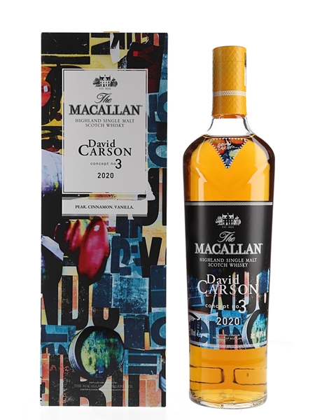 Macallan Concept Number 3 2020 Release - David Carson 70cl / 40.8%