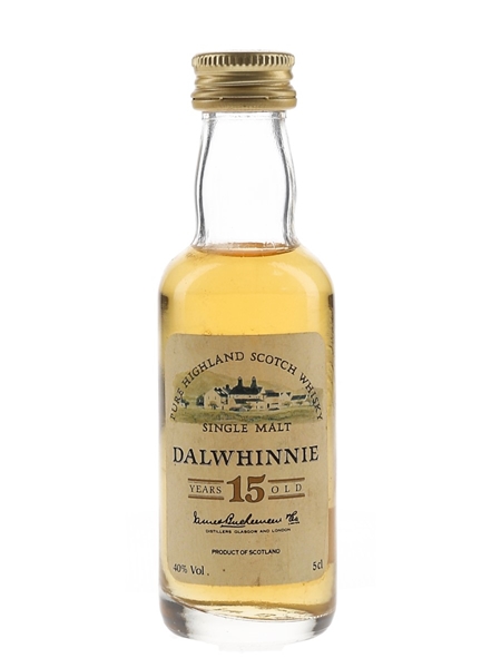 Dalwhinnie 15 Year Old Bottled 1980s 5cl / 40%