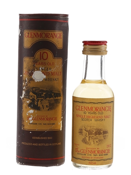 Glenmorangie 10 Year Old Bottled 1980s 5cl / 40%