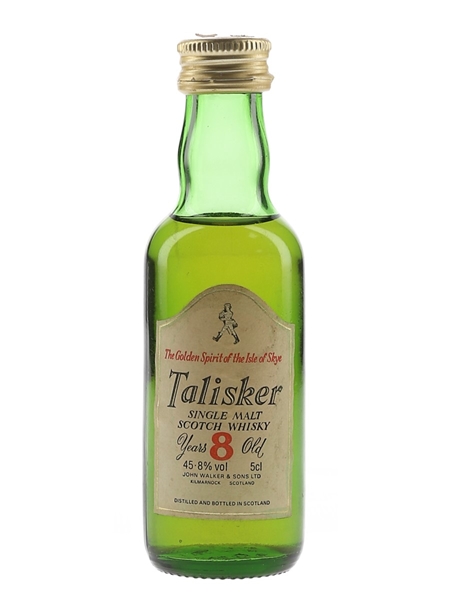 Talisker 8 Year Old Bottled 1980s 5cl / 45.8%